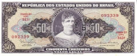 Brazília 1965-67. 10C 1c fny-sal, 50C 50c fny-sal, 100C 10c fny-sal, 500C 50c fny-sal, 1000C 1CN fny...