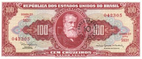 Brazília 1965-67. 10C 1c fny-sal, 50C 50c fny-sal, 100C 10c fny-sal, 500C 50c fny-sal, 1000C 1CN fny...