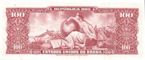 Brazília 1965-67. 10C 1c fny-sal, 50C 50c fny-sal, 100C 10c fny-sal, 500C 50c fny-sal, 1000C 1CN fny...