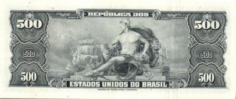 Brazília 1965-67. 10C 1c fny-sal, 50C 50c fny-sal, 100C 10c fny-sal, 500C 50c fny-sal, 1000C 1CN fny...
