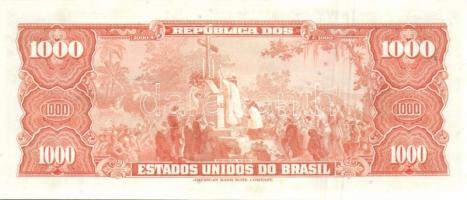 Brazília 1965-67. 10C 1c fny-sal, 50C 50c fny-sal, 100C 10c fny-sal, 500C 50c fny-sal, 1000C 1CN fny...