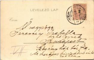 Temesvár, Timisoara; Kunstanstalt Kosmos Art Nouveau, litho s: Geiger R. (EK)