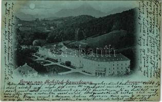 1899 (Vorläufer) Rogaska Slatina, Rohitsch-Sauerbrunn; Gesammtansicht / night (EK)