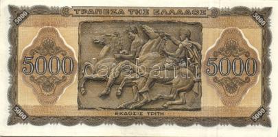 Görögország 1943. 5000Dr T:II+