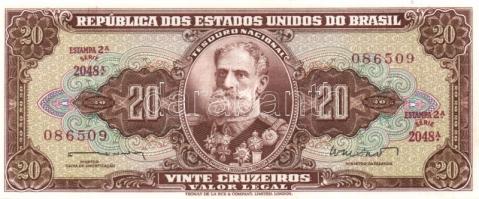 Brazília 1962. 10C Sign.8 + 20C (2x) Sign.8 és 11 T:I,II+