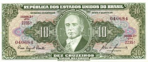 Brazília 1962. 10C Sign.8 + 20C (2x) Sign.8 és 11 T:I,II+