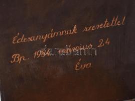 Iparművész tükör, gyertyatartó, bonbonier, kopással