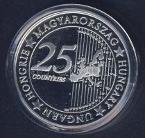 DN "Eurófantáziák-Mátyás király" Ag emlékérem, 20,7g T:PP Csak 2000db! Tanúsítvánnyal! R!