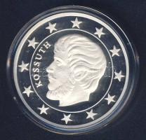 DN "Eurófantáziák-Kossuth Lajos" Ag emlékérem, 20,7g T:PP Csak 2000db! Tanúsítvánnyal! R!