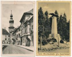 Sopron - 8 db régi és 6 modern képeslap