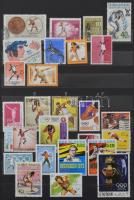 Sport gyűjtemény az egész világból 12 lapos A4-es Philux berakóban, közte szigetek, kis országok, ke...