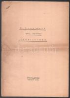 1948 Dr. Ravasz László XXVII. /és az utolsó/ püspöki jelentése. Egykorú másolat, 10 p.