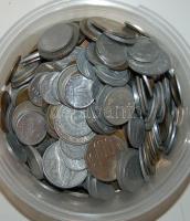 1kg vegyes fémpénz, egész világ