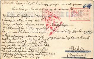 1916 San Vito (Sardo, Cagliari), Miniera Argentifera di Monte Narba / silver mine / ezüst bánya, hát...