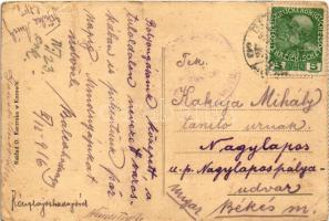 1916 Kozova, Kozowa; C. k. Sad powiatowy / district court (tear)