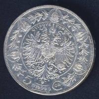 Ausztria 1909. 5K Ag T:3 ph