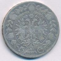 Ausztria 1900. 5K Ag "Ferenc József" T:F ph., patina Austria 1900. 5 Corona Ag "Franz...