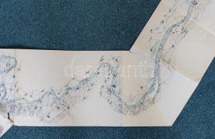 A Duna a Vaskaputól a Fekete-tengerig. (Kézzel színezett hajózási térkép, 1920-as évek)
Kiadási hel...