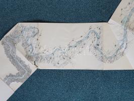 A Duna a Vaskaputól a Fekete-tengerig. (Kézzel színezett hajózási térkép, 1920-as évek)
Kiadási hel...