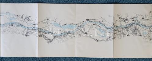 A Duna a Vaskaputól a Fekete-tengerig. (Kézzel színezett hajózási térkép, 1920-as évek)
Kiadási hel...