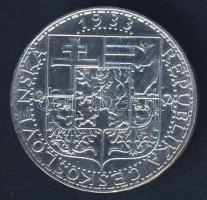 Csehszlovákia 1933. 20K Ag "Ipar, mezőgazdaság, üzlet" T:2