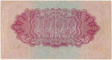 1944. 1000P "A Vöröshadsereg Parancsnoksága" "TP 845403" T:F,VG hajtás mentén sz...