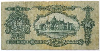 1929. 10P "B 476 060273" T:F 
Hungary 1929. 10 Pengő "B 476 060273" C:F 
Adamo...