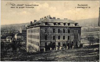 1936 Budapest XII. Szent József fiúnevelő intézet elemi és polgári fiúiskolája. Istenhegyi út 32.