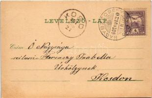 1901 Nagyszécsény, Szécsény (Nógrád); Evangélikus és római katolikus templom, iskola, Popovics János...