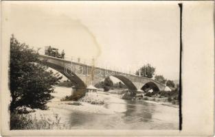 1929 Silifke, Bridge on Göksu River, automobile trip to Anamur. photo (fl)