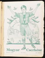 1933 Magyar Cserkész XIV. évf. 1-24. sz., 1933. jan. 1.- dec. 15. (teljes évfolyam egy kötetben). Sz...