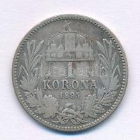 1895KB 1K Ag "Ferenc József" T:F Adamo K5
