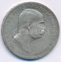 Ausztria 1908. 1K Ag "Ferenc József - Jubileum" T:VF patina, karc Austria 1908. 1 Corona A...