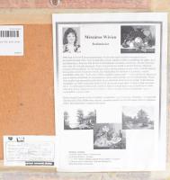 Mészáros Wivien (1966-): Vízesés. Olaj, farost. Jelzett. Fakeretben. 30x40 cm