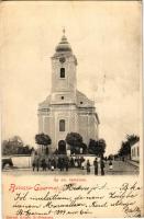 1899 (Vorläufer) Balassagyarmat, Evangélikus templom. Darvai Ármin kiadása (EK)