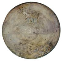 Demjén László (1935-)(?) 1995. "Hatvan éves a Magyar Légoltalom" ezüstözött bronz plakett,...