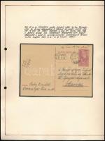 1946 (25. díjszabás) Levelezőlap 12 ezer AP készpénzes bérmentesítéssel, túlbérmentesítve 2 ezer adópengővel