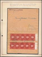 1946 (10. díjszabás) Sopron helyi levél 30.000P bérmentesítéssel