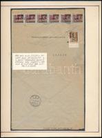 1946 (8. díjszabás) Levél 20.000P bérmentesítéssel ZSIRA - Sopron
