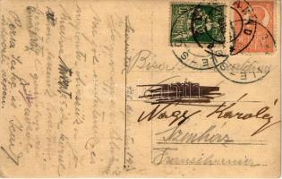 1922 Szováta, Sovata; nyaralók / villas. photo (EK)