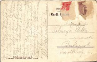 Marosújvár, Uioara, Ocna Mures; Marospart, Gróf Teleky kastély. Iosif Veress kiadása / Mures riversi...