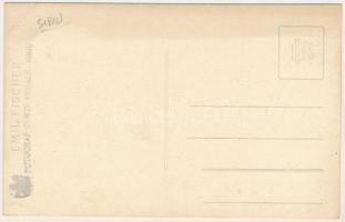 Nagyszeben, Hermannstadt, Sibiu; román katonák lovakkal / Romanian military, soldiers on horseback. ...