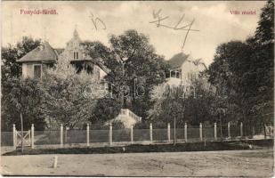 1906 Fonyód-fürdő, villa. Tényi Lajos kiadása (EB)