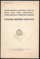 1955 Magyar Önkéntes Honvédelmi Szövetség ideiglenes működési szabályzata, 7p