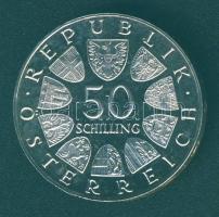 Ausztria 1967. 50Sch Ag "100 éves a Kék Duna keringő" T:PP