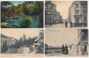 43 db RÉGI külföldi város képeslap vegyes minőségben: sok olasz és osztrák / 43 pre-1945 European town-view postcards in mixed quality: many Italy and Austria