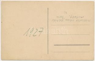 1927 Szerdahely, Miercurea Sibiului, Mercurea, Merkurea, Reussmarkt; Román lovaskatonák / Romanian m...