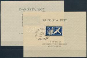 Danzig 1937 DAPOSTA blokkpár Mi 1-2 (Mi EUR 360.-)