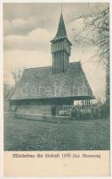 Máragyulafalva, Ludwigsdorf, Giulesti (Máramaros, Maramures); Manastirea din Giulesti 1695 / Görögkeleti (ortodox) fatemplom / Orthodox wooden church (fl)