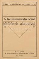 1918-1919 Vegyes propaganda kiadvány gyűjtemény, főleg a Tanácsköztársaság idejéből, röplapok és nyo...